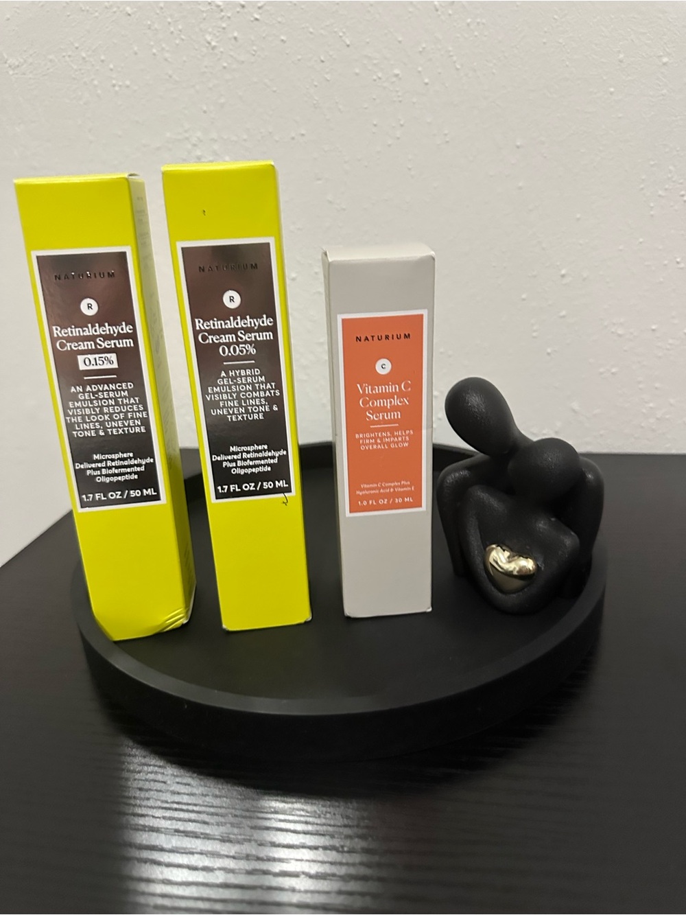 Naturium Retinaldehyde (0.15 and 0.05 %) & Vitamin C Serums -